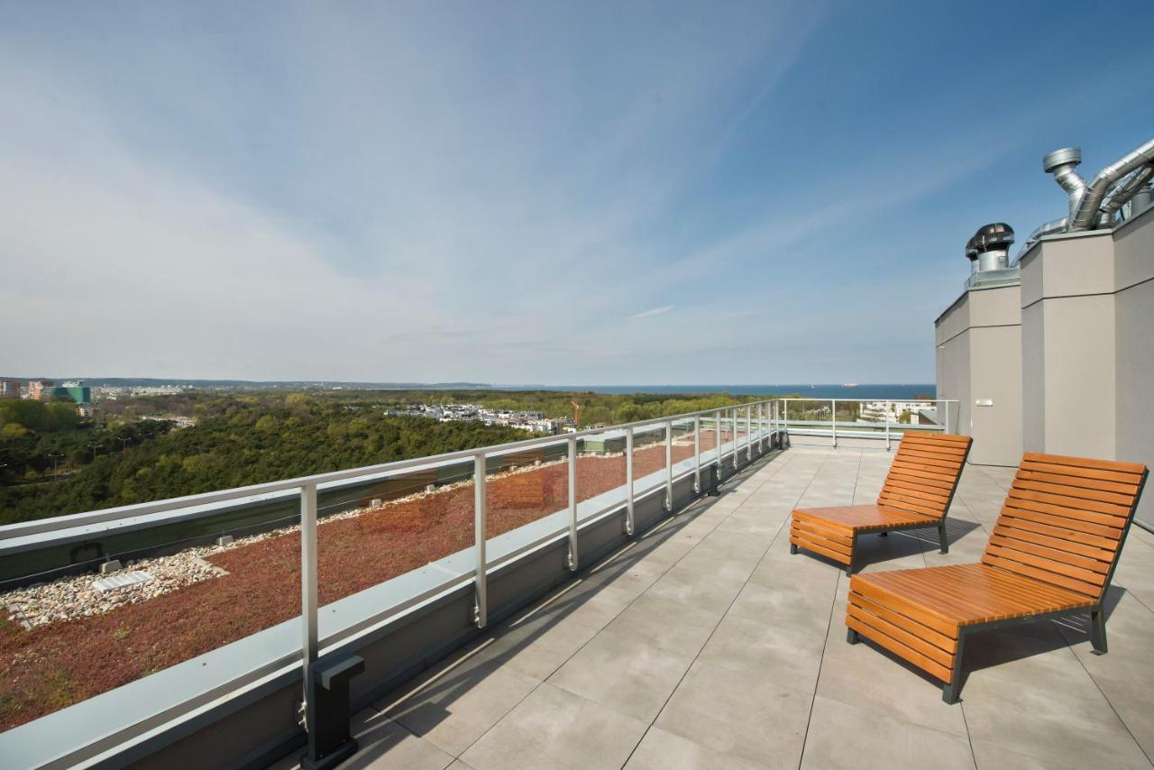 Pomorskie Apartamenty Baltica Towers 格但斯克 外观 照片
